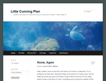 Tablet Screenshot of littlecunningplan.com